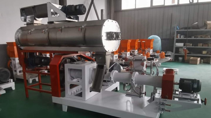 dry floating fish feed pellet production line